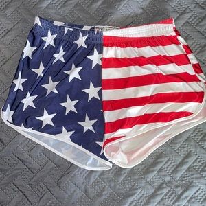 American flag shorts